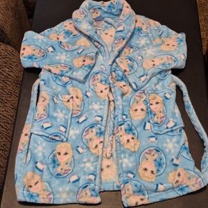 Disney Frozen Character Blue Kids Pajama Robe